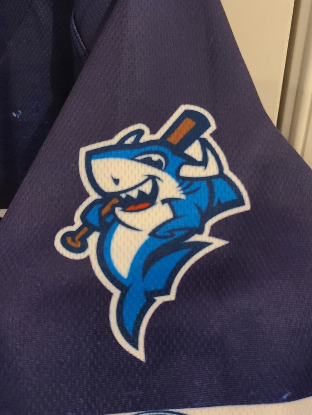 Durham Bulls' Game Worn "Bullsharks" Jersey - Picture 3 of 5